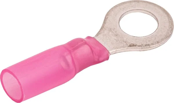 Kramp - KK2005156 - Ringkabelschuh, Rot, 0,5-1,5mm² 38mm Diameter 6mm (25x), Kramp