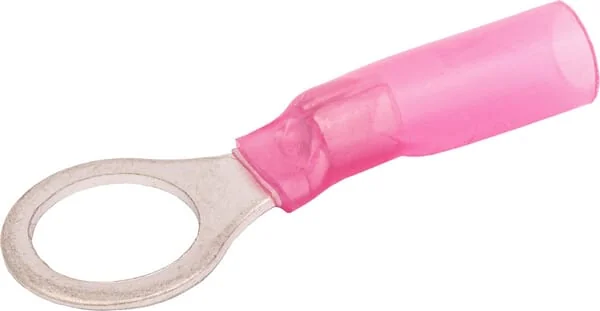 Kramp - KK2005158 - Ringkabelschuh, Rot, 0,5-1,5mm² 38mm Diameter 8mm (25x), Kramp