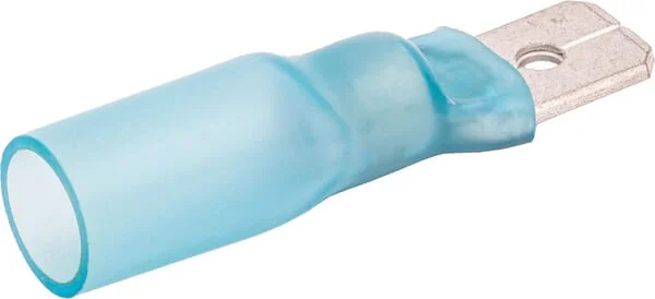 Kramp - KK501525 - Flachstecker, Blau, 1,5-2,5mm² 6,3x0,8mm (25x), Kramp