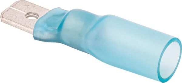 Kramp - KK501525 - Flachstecker, Blau, 1,5-2,5mm² 6,3x0,8mm (25x), Kramp