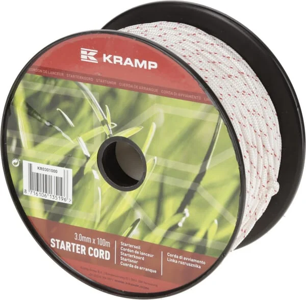 Kramp - KR0301000 - Starterkordel 3 mm x 100 m Weiss
