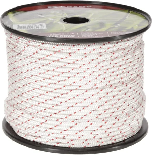Kramp - KR0401000 - Starterkordel 4,0 mm x 100 m Weiss