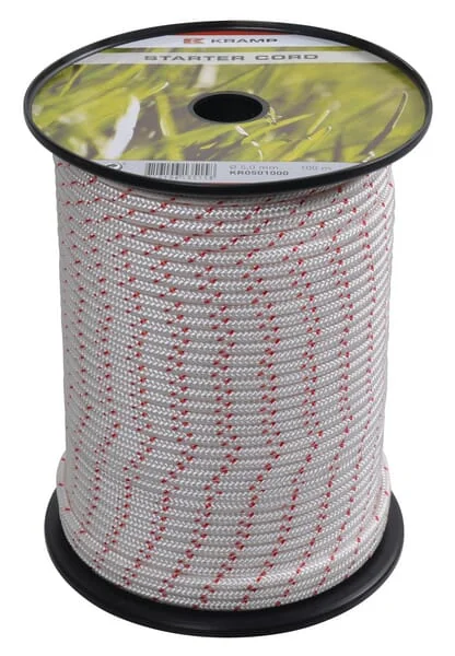 Kramp - KR0501000 - Starterkordel 5,0 mm x 100 m Weiß
