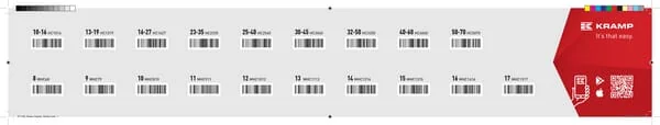Kramp - KRA00005422001 - Aufkleber Für Schellenhalterung HCSET670
