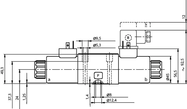 Kramp - KREV03SC2012C - Elektrisches Steuerventil NG6