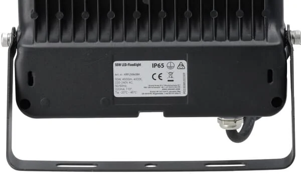 Kramp - KRFL50830BK - LED-Flutlicht 50W 3000K