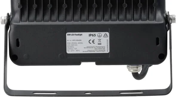 Kramp - KRFL50840BK - LED-Flutlicht 50W 4000K