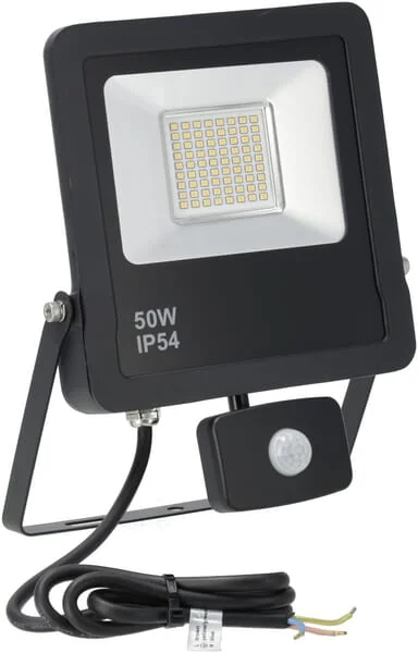 Kramp - KRFL50840SBK - LED-Flutlicht 50W 4000K Sensor