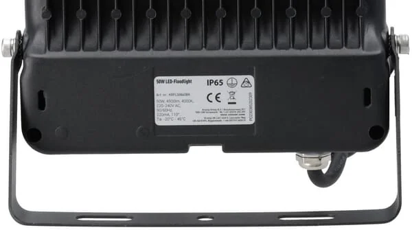 Kramp - KRFL50865BK - LED-Flutlicht 50W 6500K
