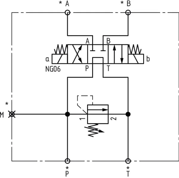 Kramp - KRKLS031C6012C - Grundplatte Inklusive 12-VDC-Ventil