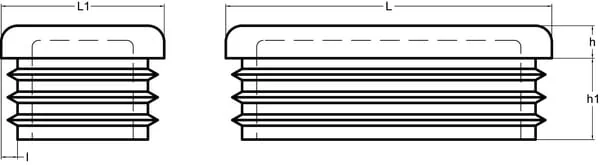 Kramp - KS111369 - Plastikkappe 80x40mm