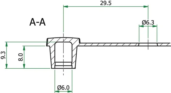 Kramp - KS12833 - Schutzkappe Mit Schmiernippel Rot