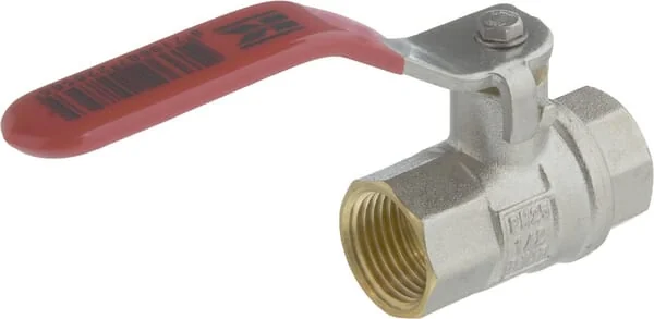 Kramp - KS12FKR - Kugelhahn BSP 2x Innengewinde 1/2" + Edelstahlgriff