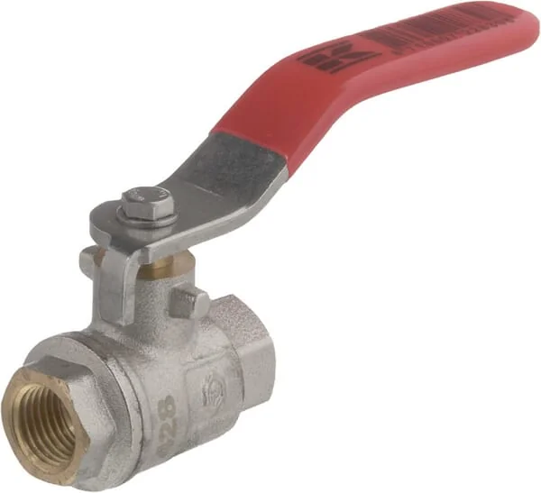 Kramp - KS14FKR - Kugelhahn BSP 2x Innengewinde 1/4" + Edelstahlgriff