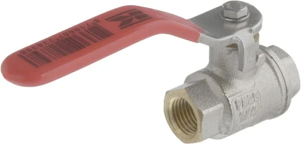 Kramp - KS14FKR - Kugelhahn BSP 2x Innengewinde 1/4" + Edelstahlgriff