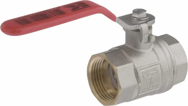 Kramp - KS1FKR - Kugelhahn BSP 2x Innengewinde 1" + Edelstahlgriff
