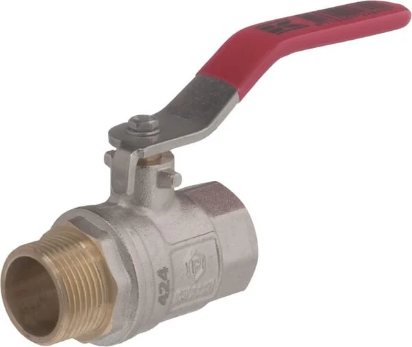 Kramp - KS34MKR - Kugelhahn BSP Innengewinde/Aussengewinde 3/4" Edelstahlgriff