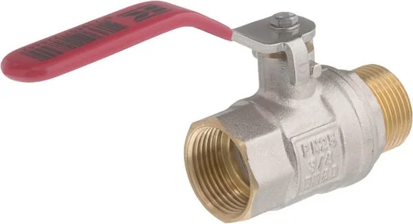 Kramp - KS34MKR - Kugelhahn BSP Innengewinde/Aussengewinde 3/4" Edelstahlgriff