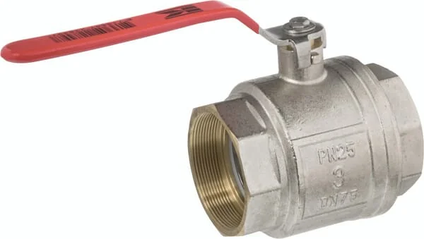 Kramp - KS3FKR - Kugelhahn BSP 2x weiblich 3" + Edelstahlgriff