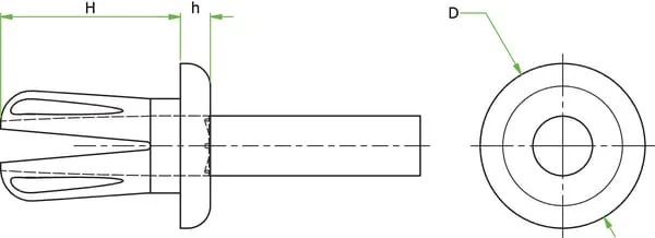 Kramp - KS930007 - Einschubniet 5x7,4mm