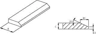 Kramp - KT200303HX - Verschleissleiste 200 x 30 mm x 3 m HB400