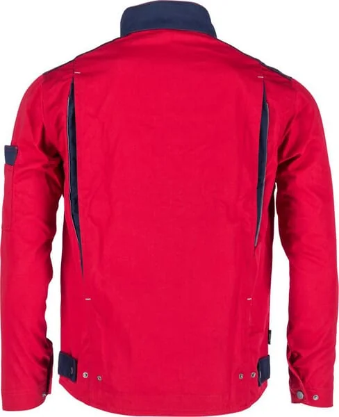 Kramp - KW101030080056 - Arbeitsjacke Rot-Blau, Groesse XL, EU 56, Kramp Original
