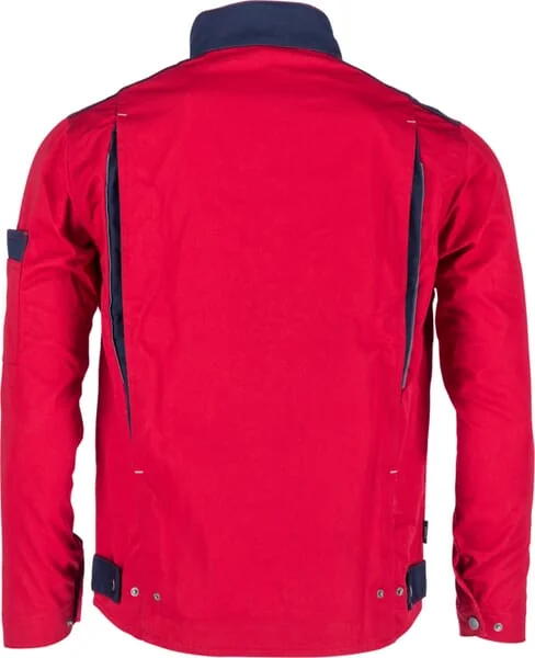 Kramp - KW101030080066 - Arbeitsjacke Rot-Blau, Groesse 4XL, EU 64-66, Kramp Original