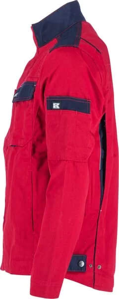 Kramp - KW101030080066 - Arbeitsjacke Rot-Blau, Groesse 4XL, EU 64-66, Kramp Original