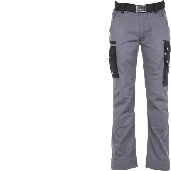 Kramp - KW102024090098 - Arbeitshosen, Unisex, L, W35-39", Grau-Schwarz, Kramp Original