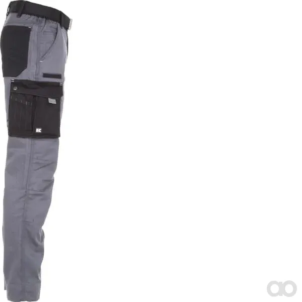 Kramp - KW102024090098 - Arbeitshosen, Unisex, L, W35-39", Grau-Schwarz, Kramp Original