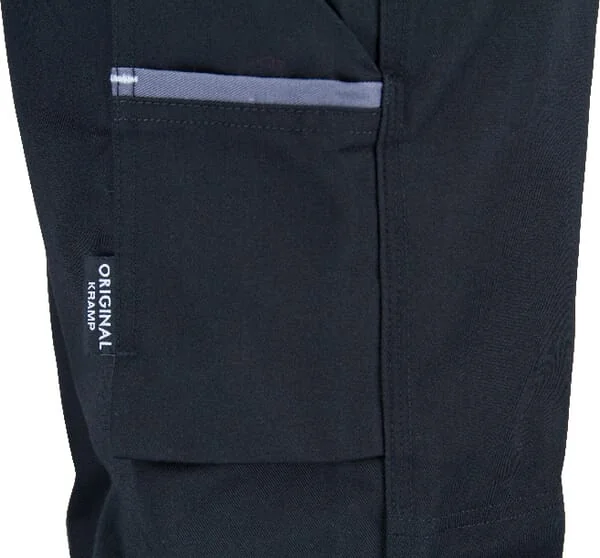 Kramp - KW102030089098 - Arbeitshosen, Unisex, L, W35-39", Schwarz-Grau, Kramp Original