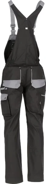 Kramp - KW103030089085 - Latzhose Groesse S Schwarz/Grau Original