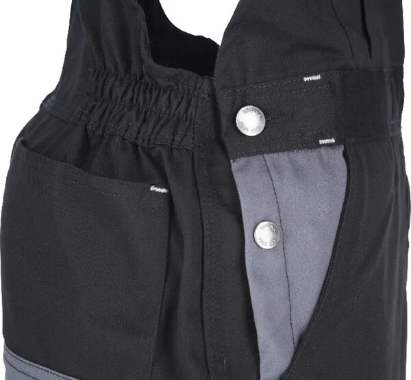 Kramp - KW103030089085 - Latzhose Groesse S Schwarz/Grau Original