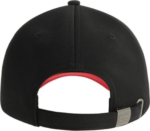 Kramp - KW10900102 - Baseballcap Schwarz Mit Rotem Akzentvisier