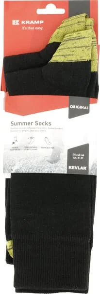 Kramp - KW12900060146 - Sommersocken, 43-46, Schwarz, 2 Paar