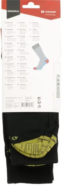 Kramp - KW12900060146 - Sommersocken, 43-46, Schwarz, 2 Paar