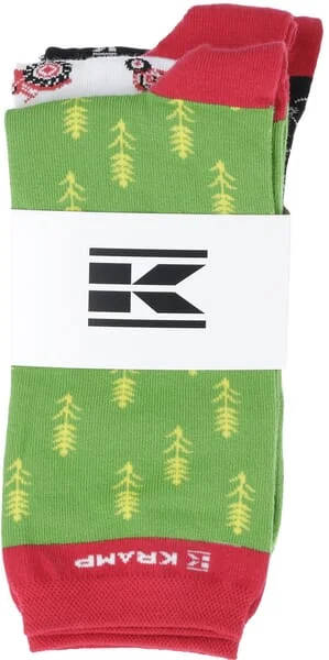 Kramp - KW1290006042 - Fun-Muster Socken, 39-42, 3 Paar