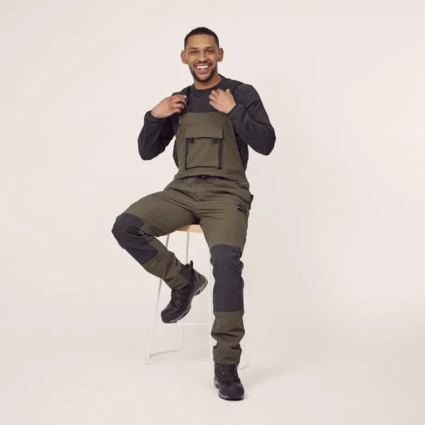 Kramp - KW203445002106 - Overall, Größe XL UK:36-38, Olivfarben, 4-Wege-Stretch, Kramp