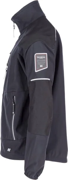 Kramp - KW211680001048 - Herren Softshell Jacke, Schwarz, Größe S, EU:48, Kramp Technical