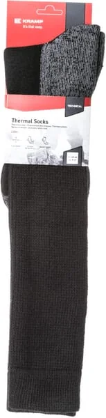 Kramp - KW22900110150 - Hohe Thermosocken, 47-50, Schwarz-Grau