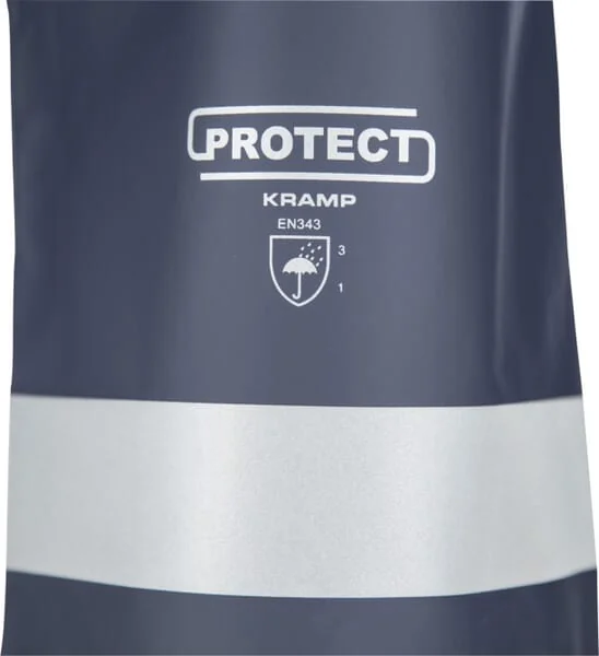 Kramp - KW3182236046 - Wasserdichter Overall Mit Traegern, Groesse XS UK 32, Blau, Kramp Protect