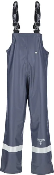 Kramp - KW3182236066 - Wasserdichter Overall Mit Traegern, Groesse 4XL UK 48, Blau, Kramp Protect