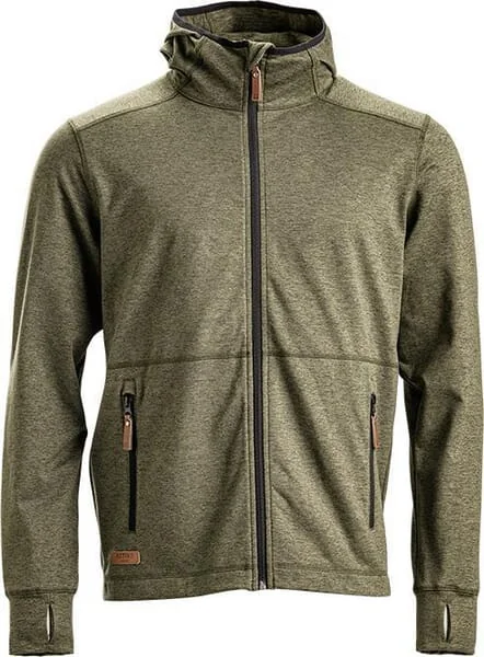 Kramp - KW5011201802068 - Fleecejacke Mit Reissverschluss Und Kapuze Herren Oliv 5XL