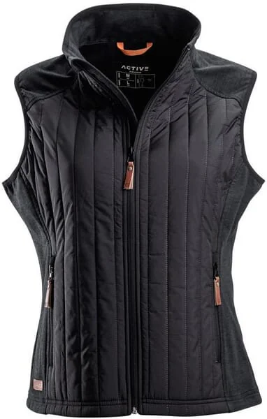 Kramp - KW5011501911048 - Hybrid/Fleece-Weste Damen, Anthrazit S