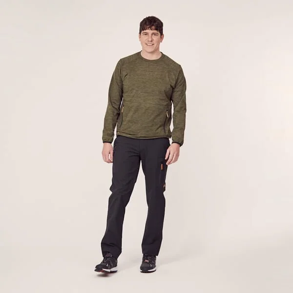 Kramp - KW506101802066 - Herren-Fleece-Shirt Oliv 4XL