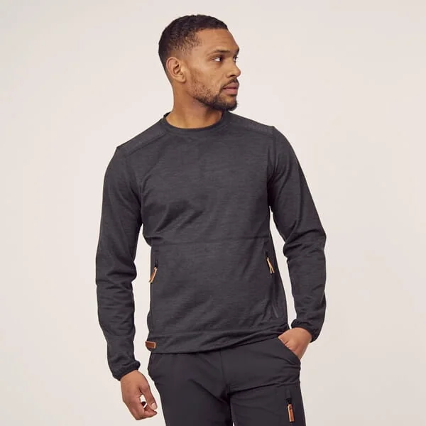 Kramp - KW506101811054 - Herren-Fleece-Shirt Dunkelgrau L