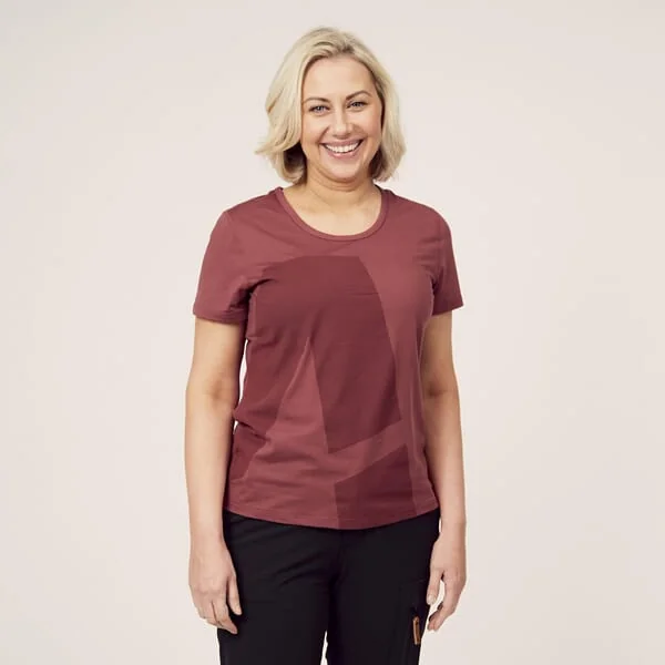 Kramp - KW507302212042 - Frauen-Kurzarm-T-Shirt, Rot XL