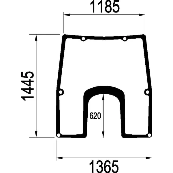 Kramp - L166875N - Windschutzscheibe