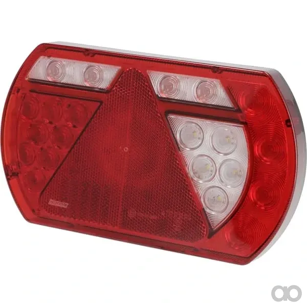 Kramp - L26060P6RH5SM - Multifunktionale Hintere Rechte LED-Leuchte, Smart, 12V, 236x140x24,3mm, Bajonett 6-Polig Kramp