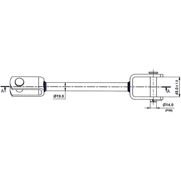 Kramp - LA040003KR - Hubstange Fest